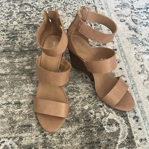 Merona nude wedges